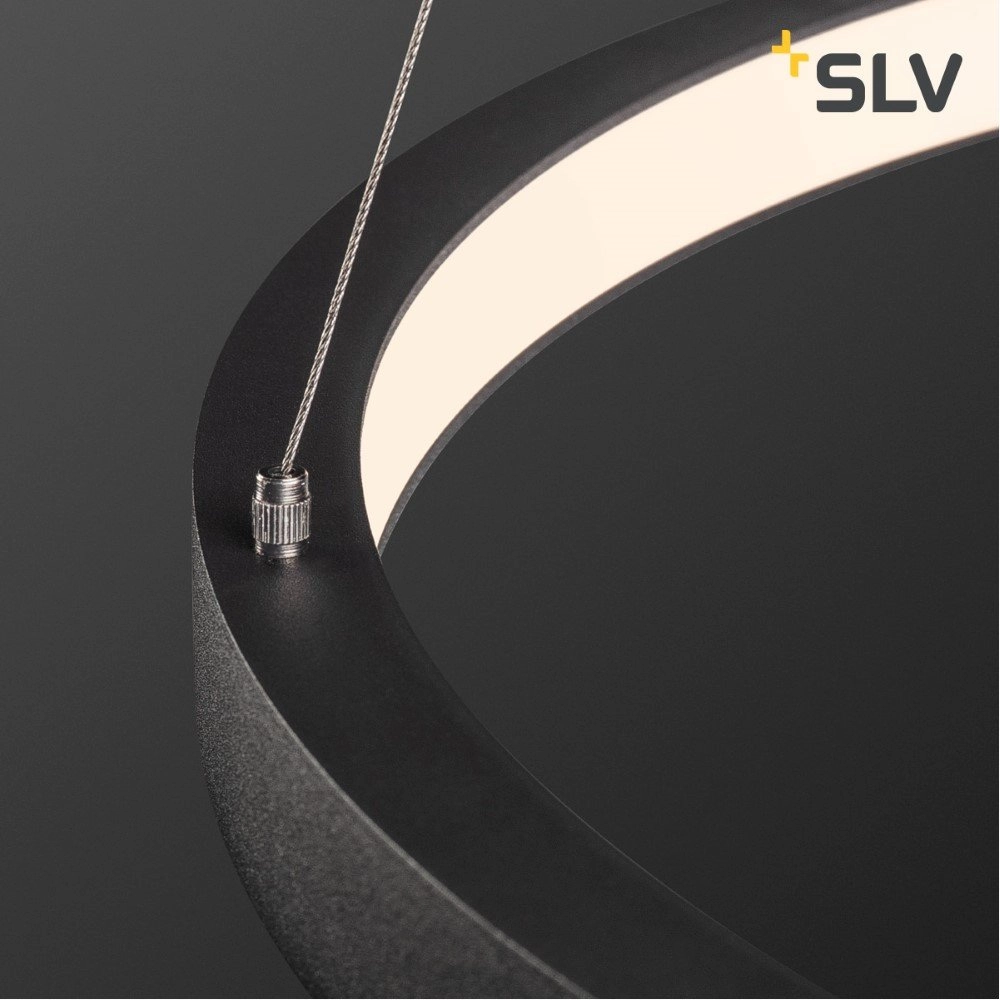 Led hanglamp One Ø 60cm dimbaar zwart SLV 4024163231039