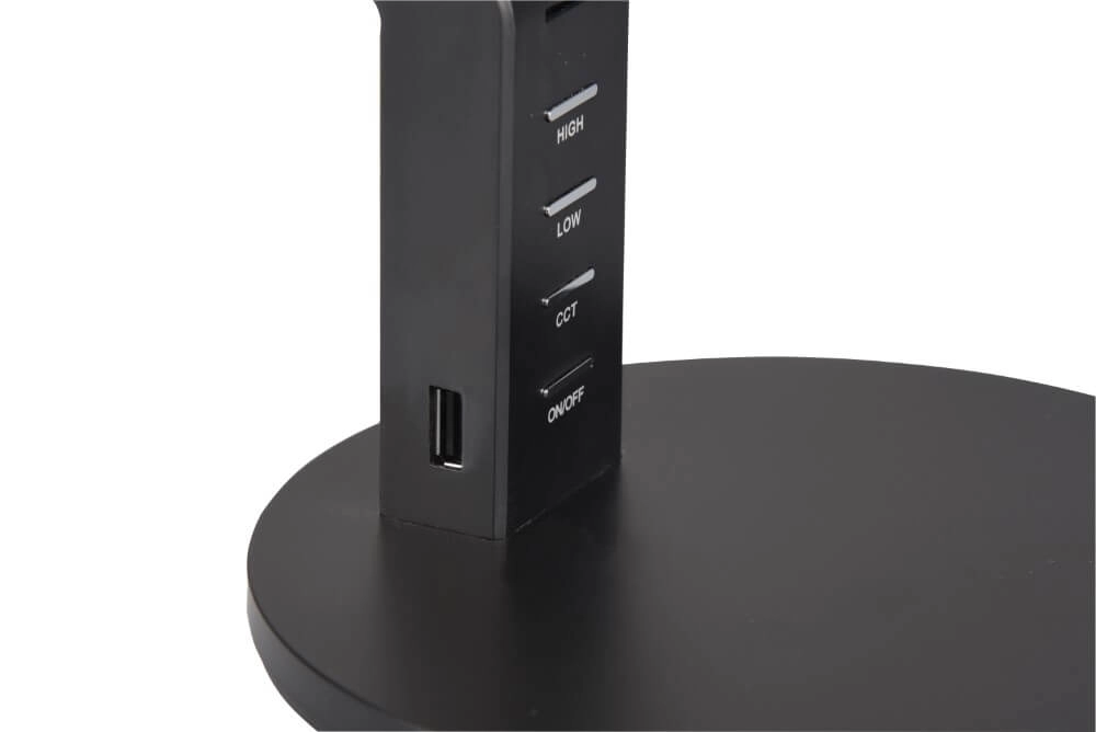 Tafellamp Ava zwart Trio 4017807502527