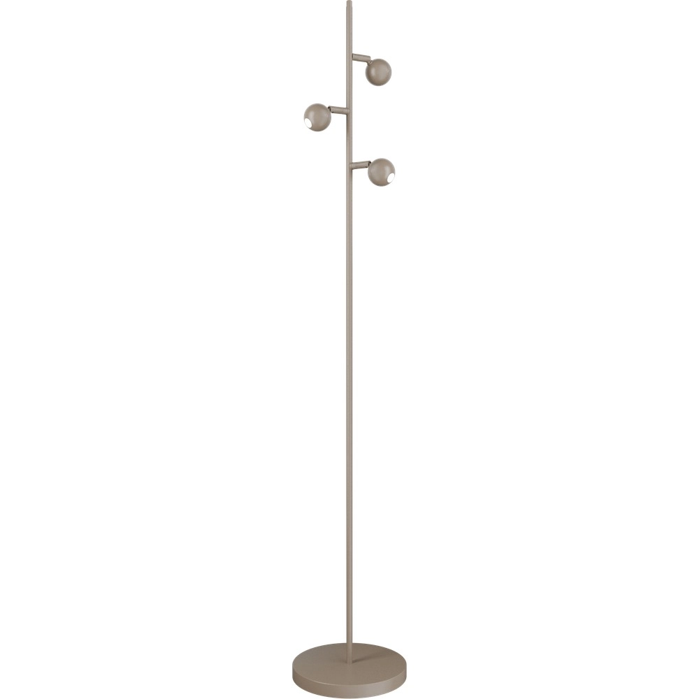 3-lichts vloerlamp Talana beige terra