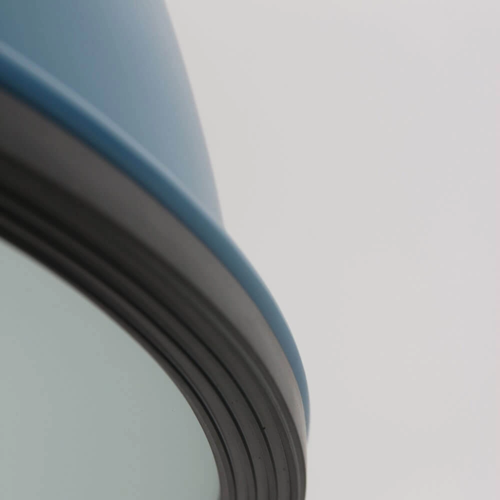 Hanglamp Bikkel blauw met metaalgrijs Steinhauer 8712746105162