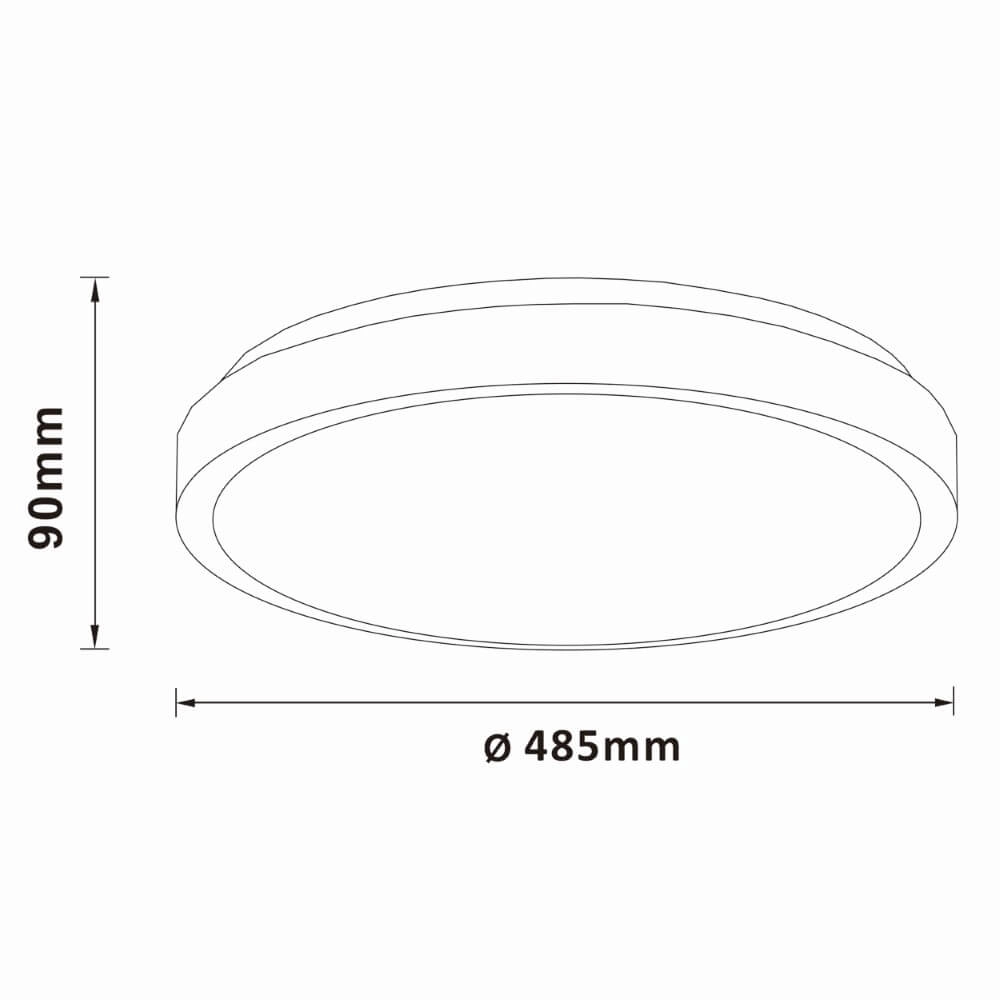 Nikkel plafondlamp Livius met wit Ø 48,5cm Brilliant 4004353426483