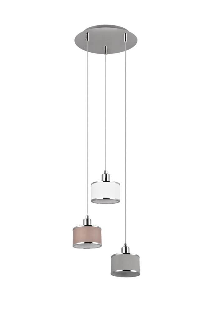 3-lichts hanglamp Kaprun rond Ø 29cm Trio 4017807581164