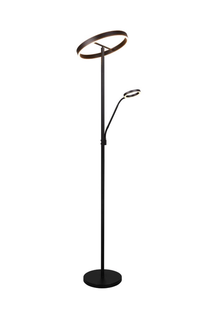 Design leeslamp Willis Zwart - 180cm Trio 4017807618112