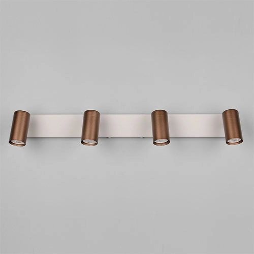 Opbouwspot Taryn 4-lichts mokka bruin Trio 4017807685657