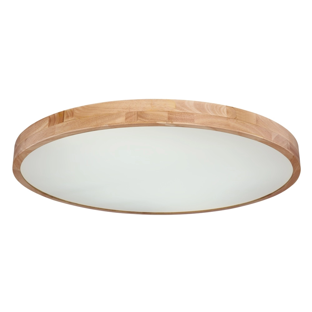 Houten plafonniere Rainer scandinavisch Ø 80cm Globo 9007371386284