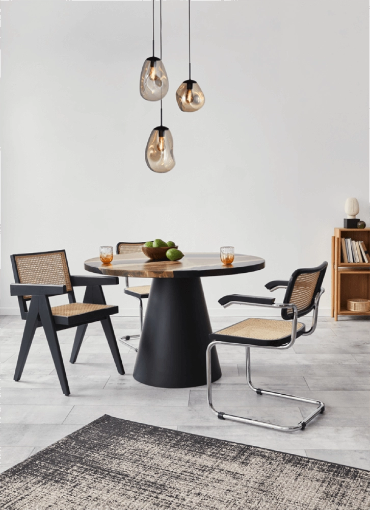 Pendel hanglamp Lava 3x goud glas Masterlight 8718121286419