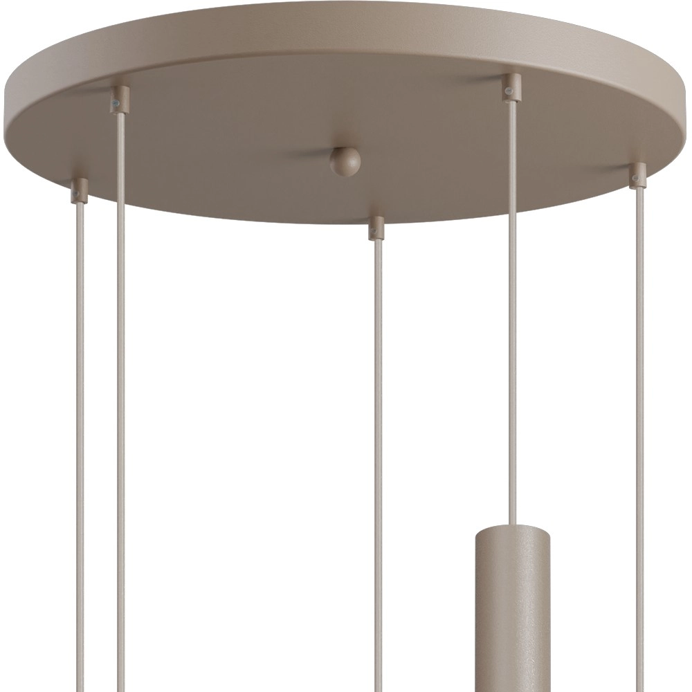 5-lichts hanglamp Opera Ø 50cm beige terra Masterlight 8718121424323