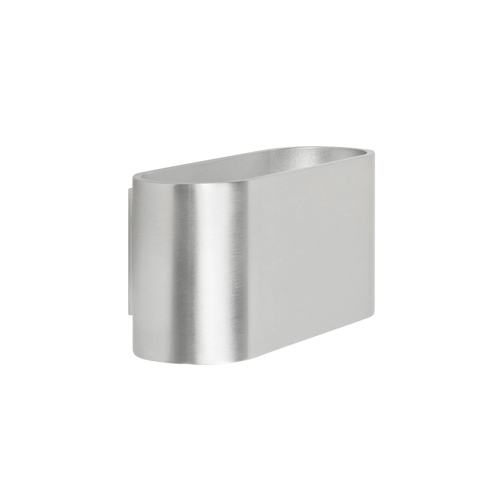 Ovale wandspot Oval grijs