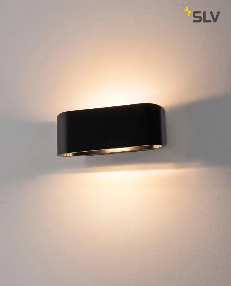 Wandlamp Ossa R7S 18cm zwart SLV 4024163142199