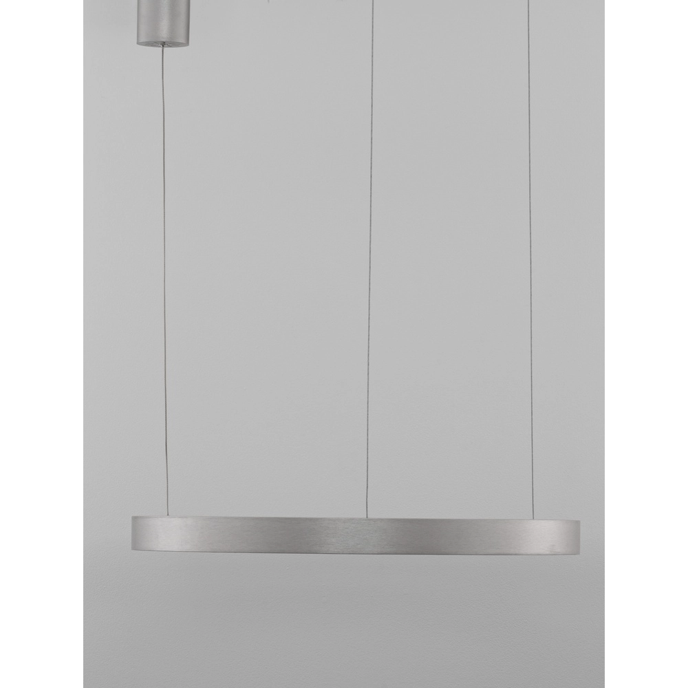 Design hanglamp Elowen zilvergrijs Ø 60cm Lyora 5212017439079