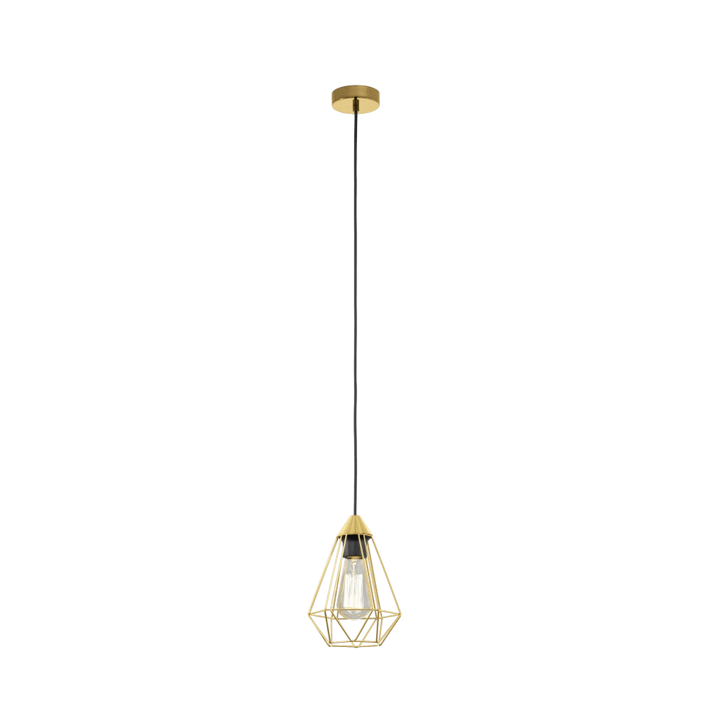 Gouden hanglamp Tarbes Ø 17,5cm
