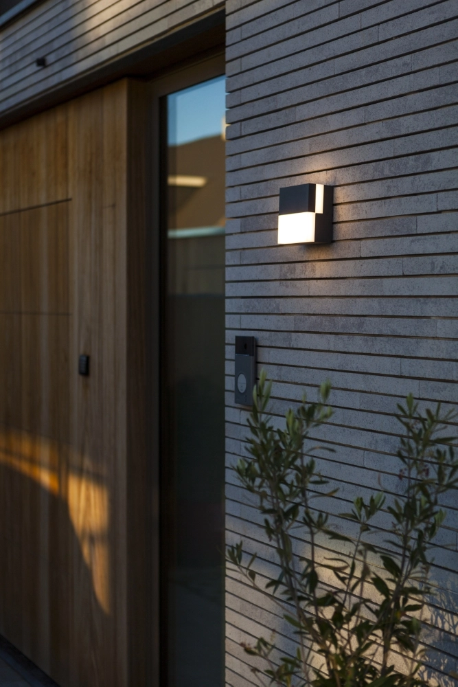 Wandlamp Domino design grijs Lutec 6939412018140