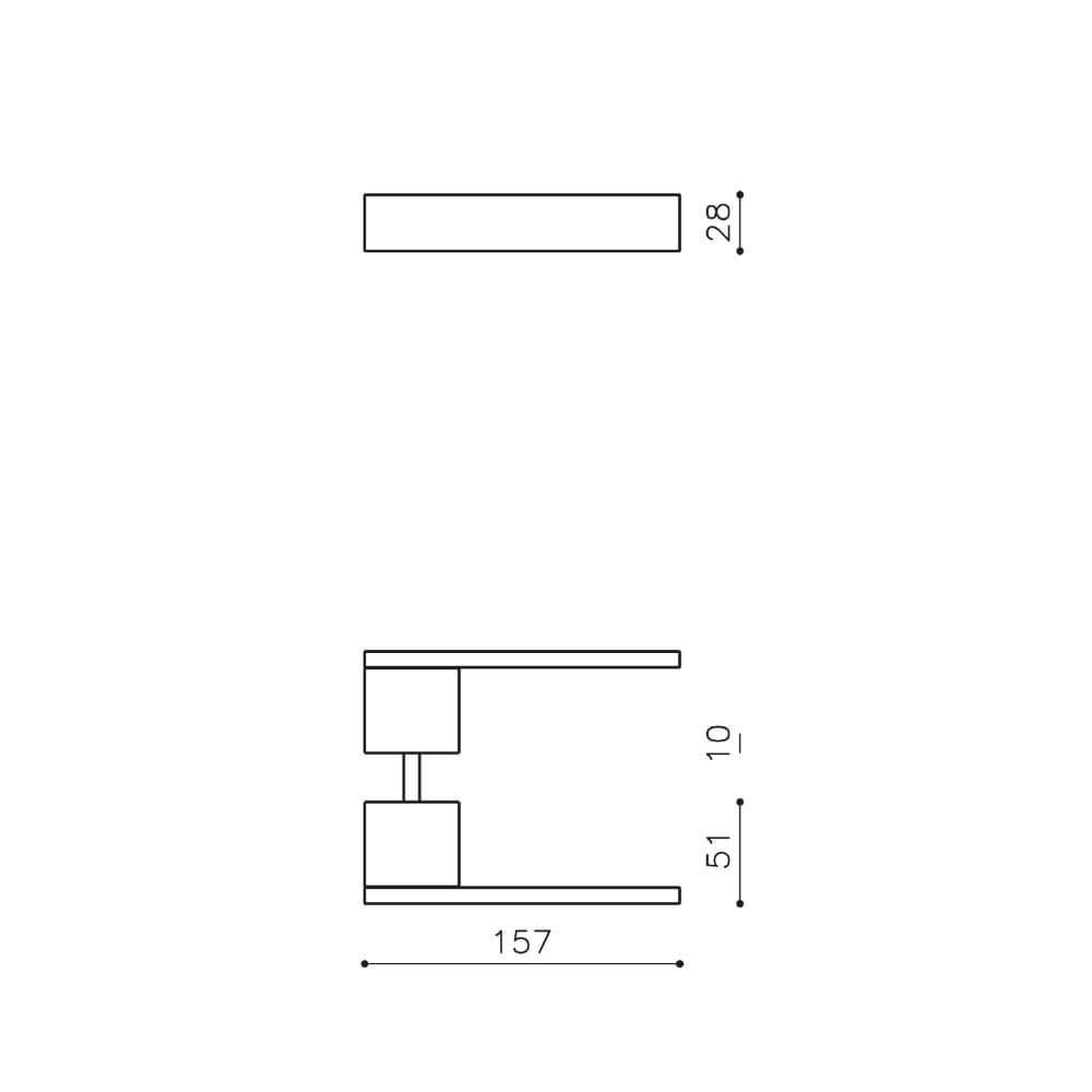 Design deurklink Total mat RVS Olivari 8714186477458
