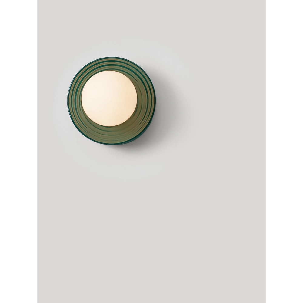 Wandlamp Orbique groen Ø 16cm Lyora 5212017483928
