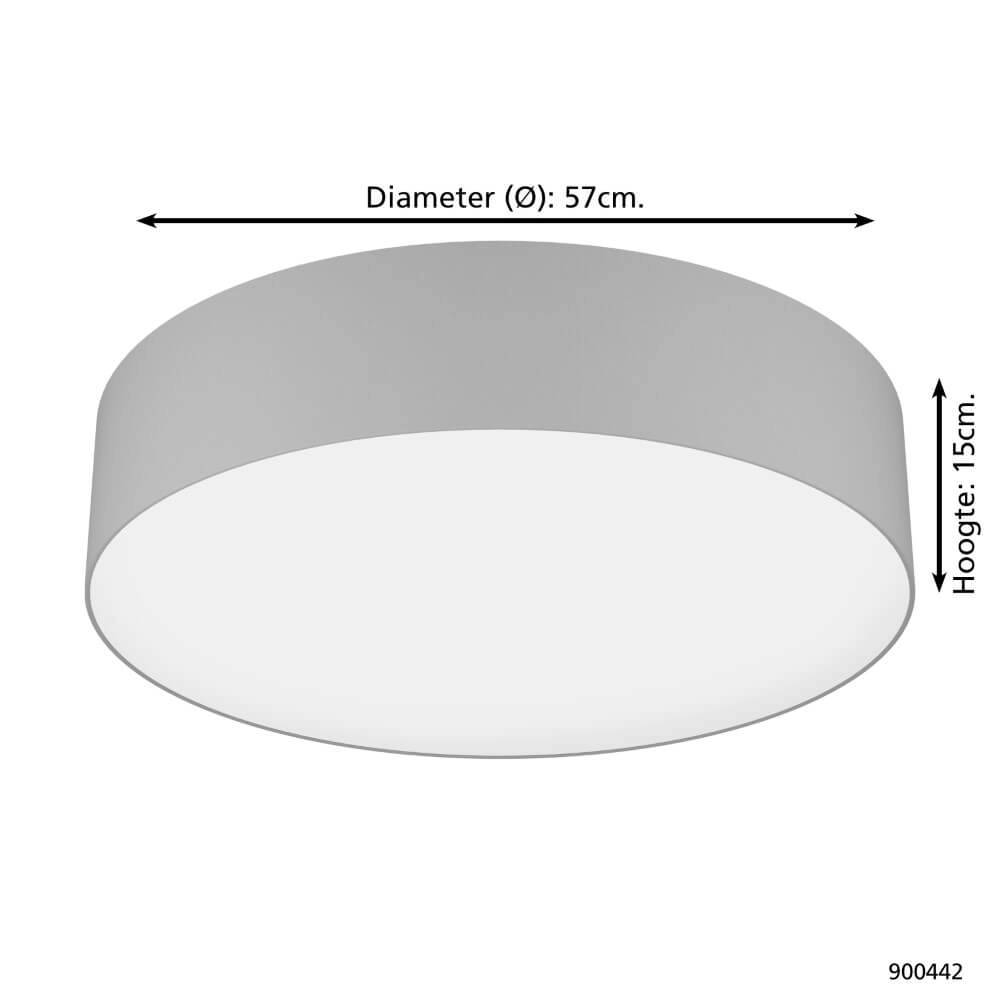 Plafonnière Zigbee Romao-Z grijs Eglo 9008606243938