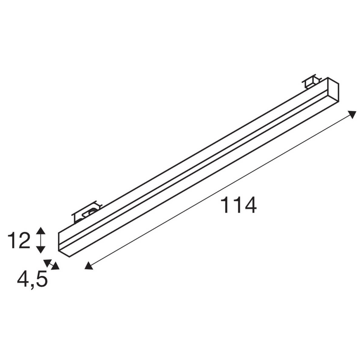 3-fase lamp Sight Track wit SLV 4024163254656