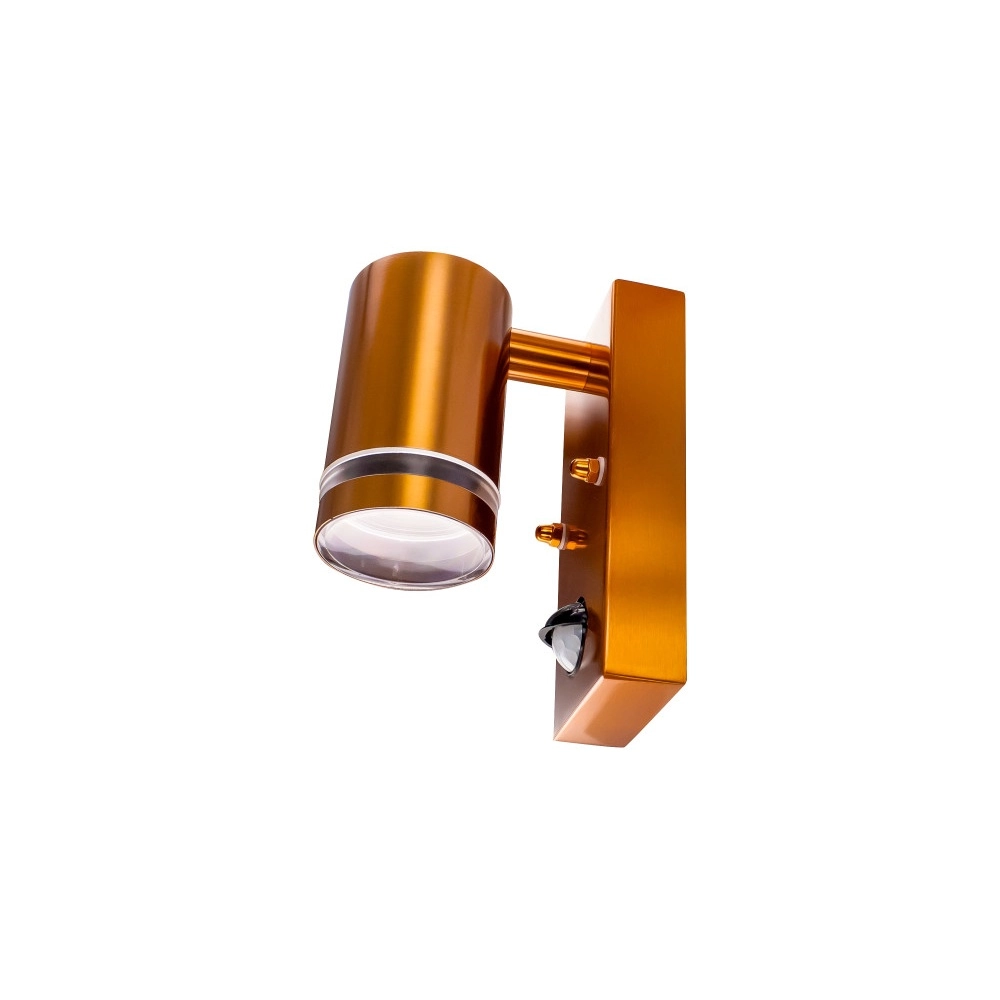 Wandspot met sensor Opden Roodkoper - 1x GU10 Lyora 5055788285656