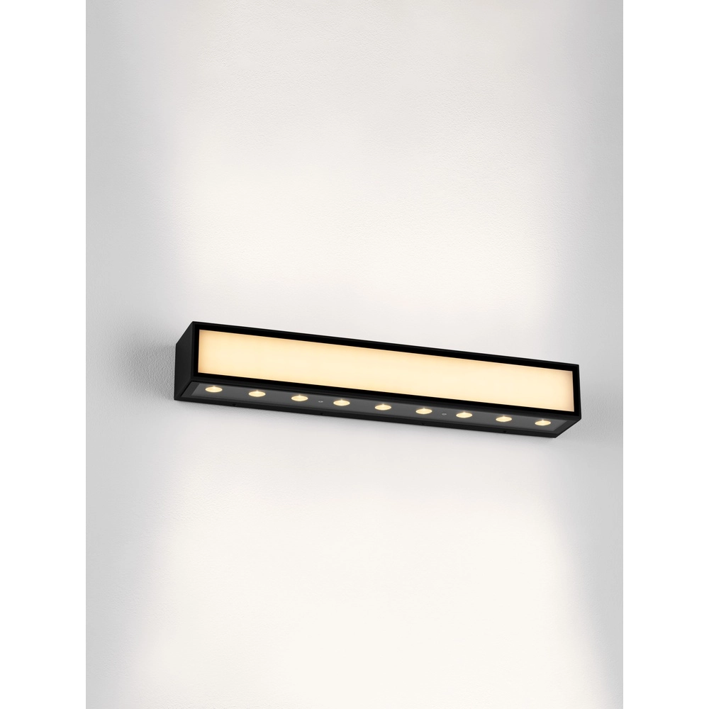 Unieke wandlamp Inga antraciet 45cm