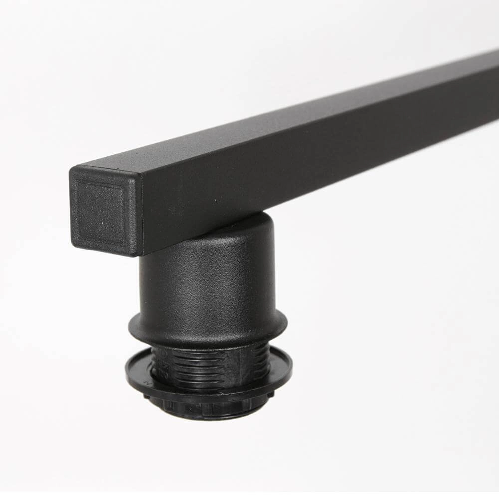 3-lichts hanglamp Stang zwart met strokleur kappen Steinhauer 8712746172430