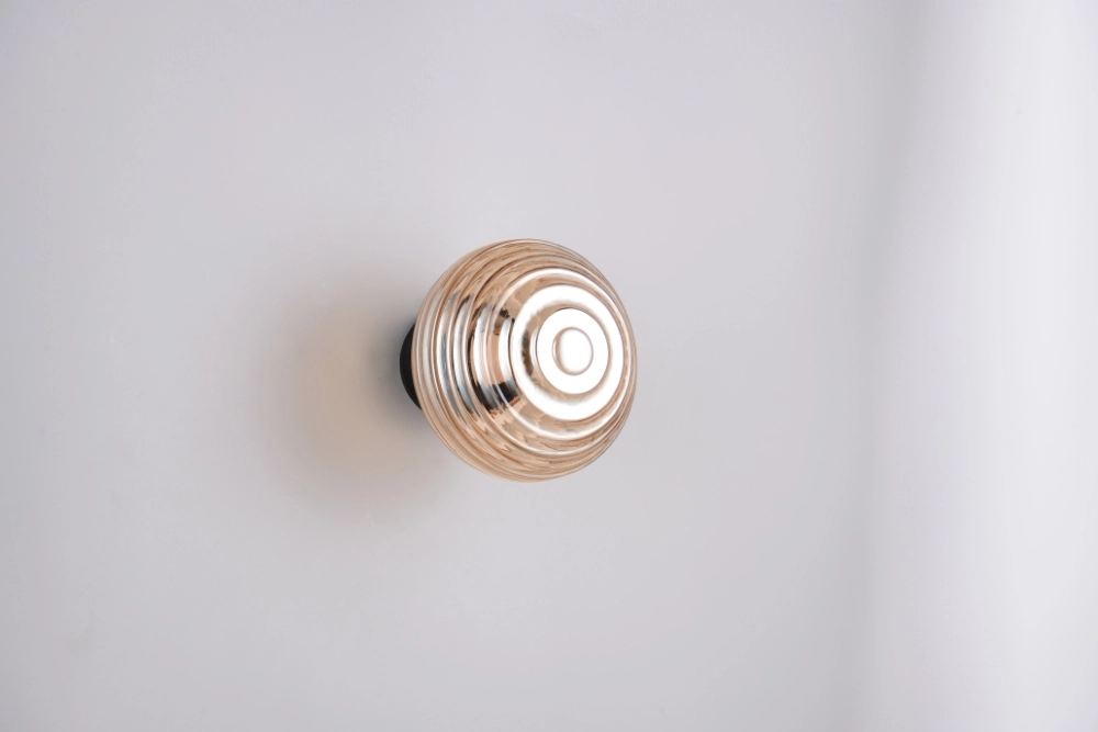 Wandlamp Earl amber glas oplaadbaar Trio 4017807643435