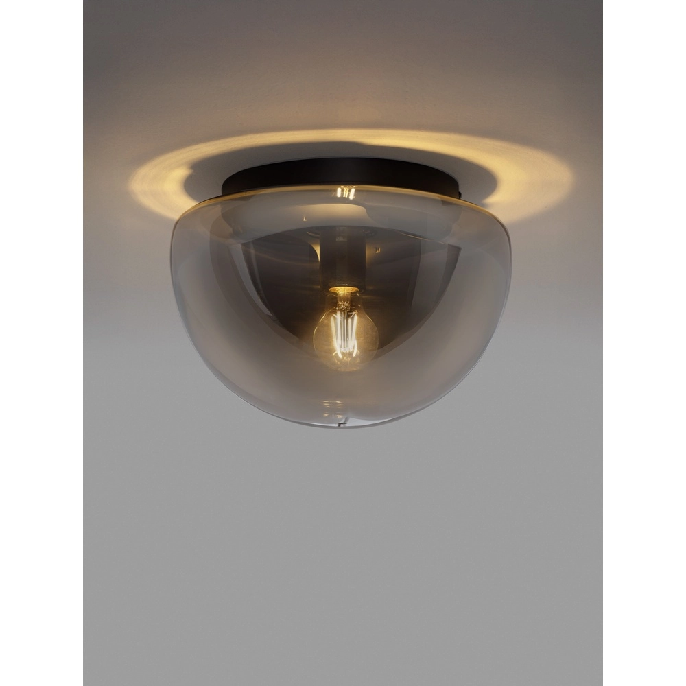 Plafondlamp Ebony smoke glas Ø 31,5cm Plafondlamp Ebony smoke glas Ø 31,5cm