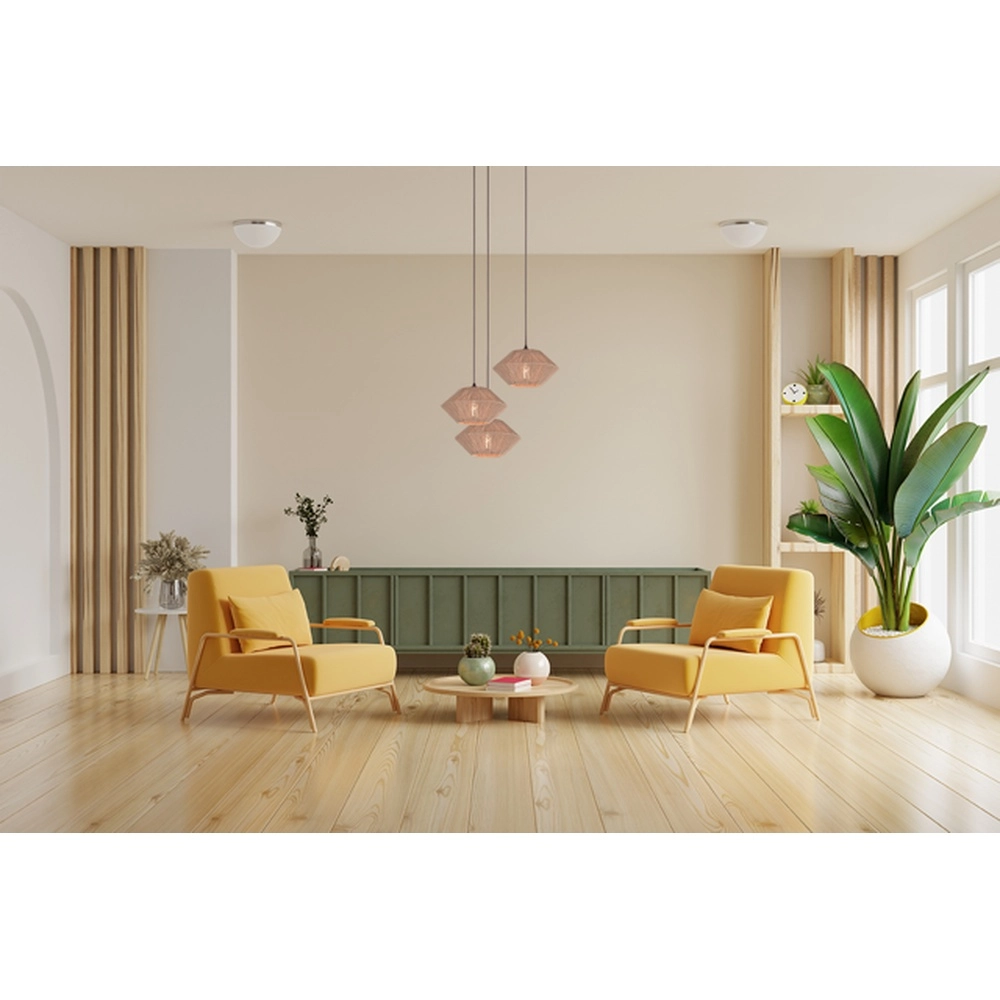 Japandig hanglamp Bicono 3x Ø35cm Masterlight 8718121352770