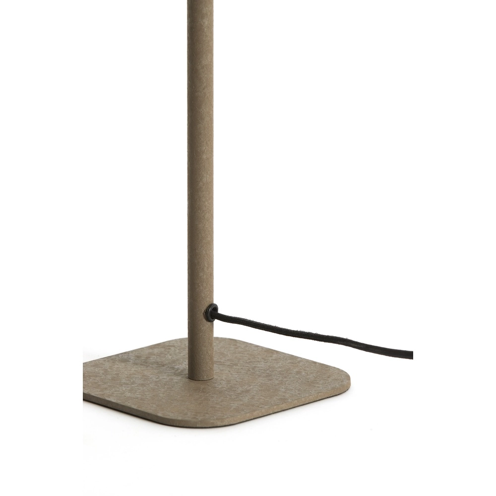 Nachtkastlamp Elenie 15x15cm - mat donker bruin Light & Living 8717807818807