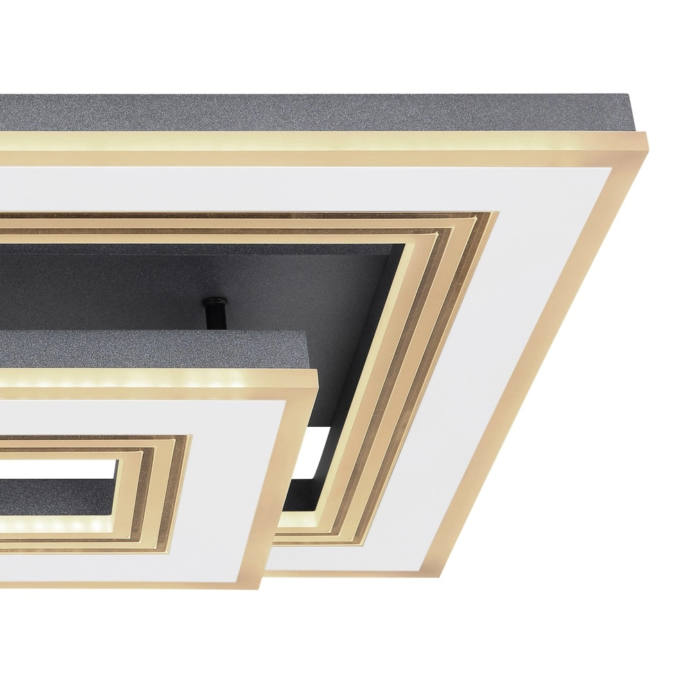 Design plafondlamp Jack wit met zwart Globo 9007371419630