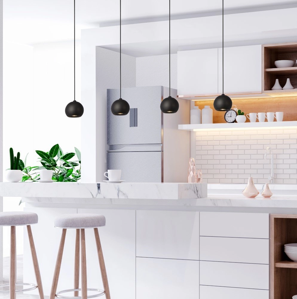 4-lichts hanglamp Eindhoven Searchlight 5053423172743