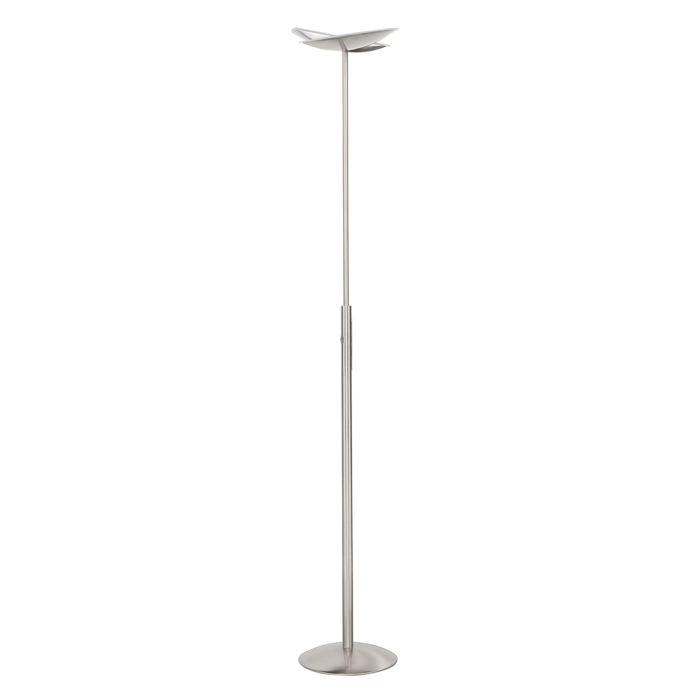 Design vloerlamp Sapporo nikkel Ø 29cm