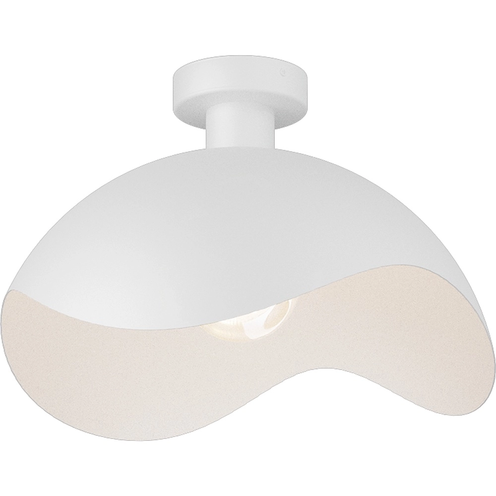 Design plafondlamp Volta Ø 40cm - golvend - wit
