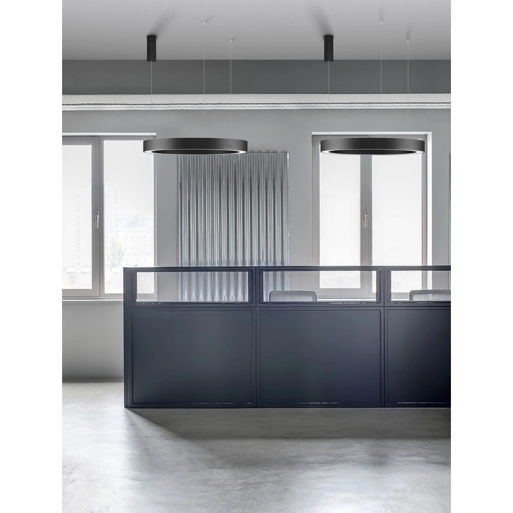 Hanglamp Morbido zwart Ø 80cm Lyora 5212017438676