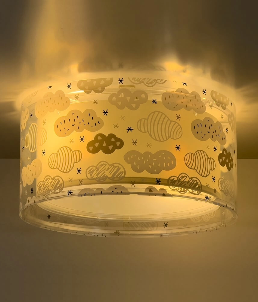Wolken plafondlamp Clouds grijs Dalber 8420406414164