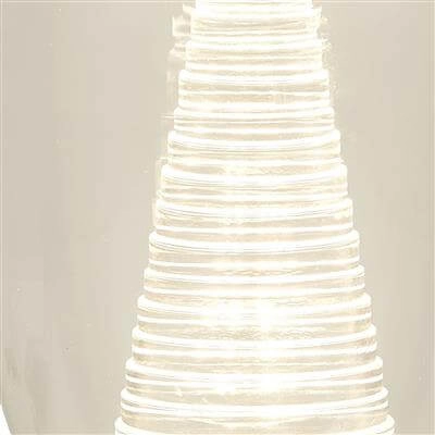 Modern tafellampje Cyclone chroom met helder glas Searchlight 5053423176017