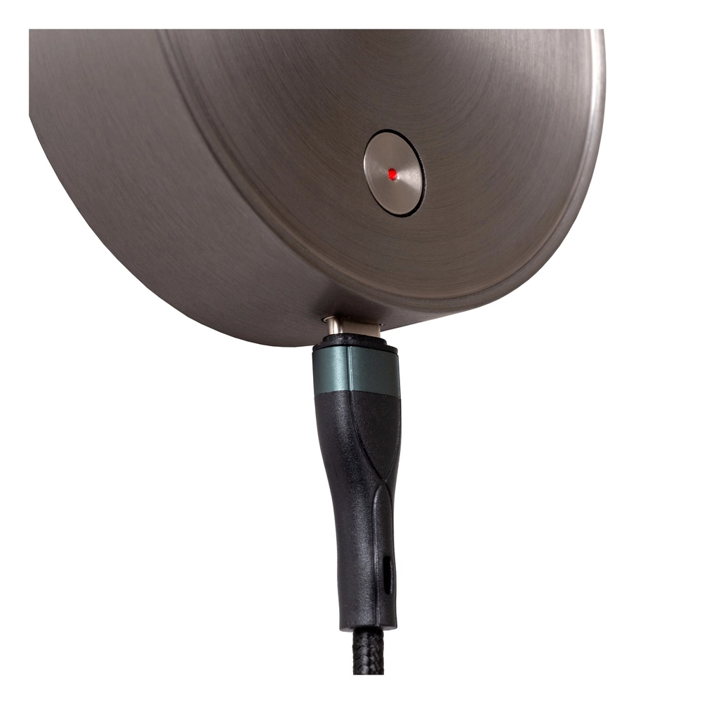 Bedlampje Asja dimbaar geborsteld metaal Premium by Lucide 5411212421197