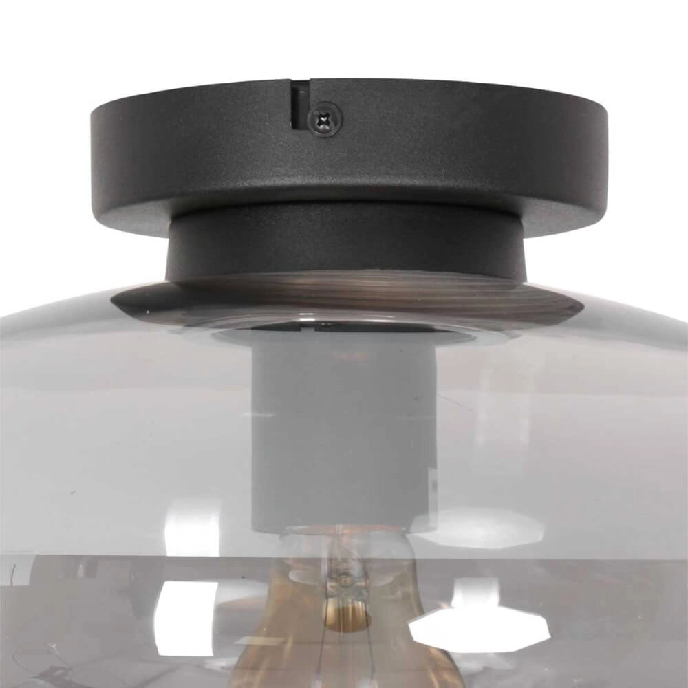 Glazen plafondlamp Reflexion ovaal Ø 30cm Steinhauer 8712746161335