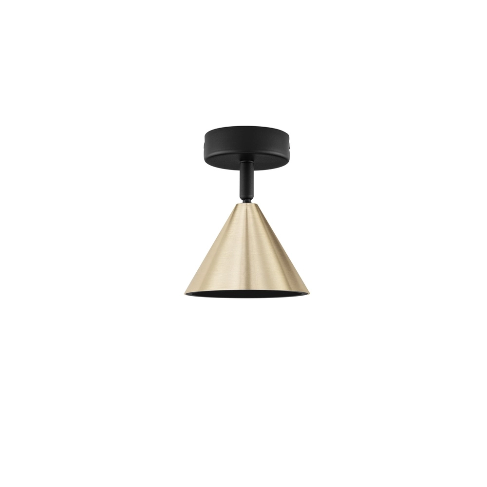 Plafondlamp Conico zwart met goud Lyora 5212017475350