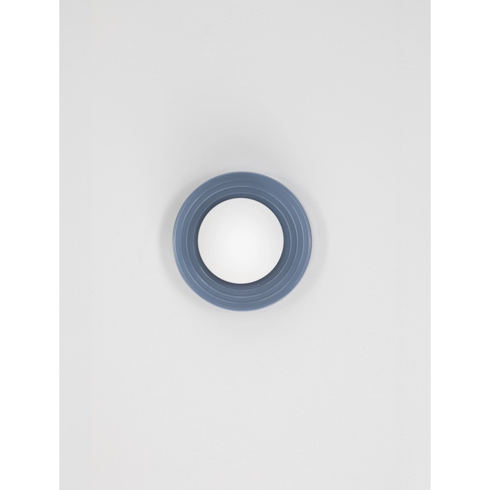 Wandlamp Orbique lichtblauw Ø 16cm Lyora 5212017483904