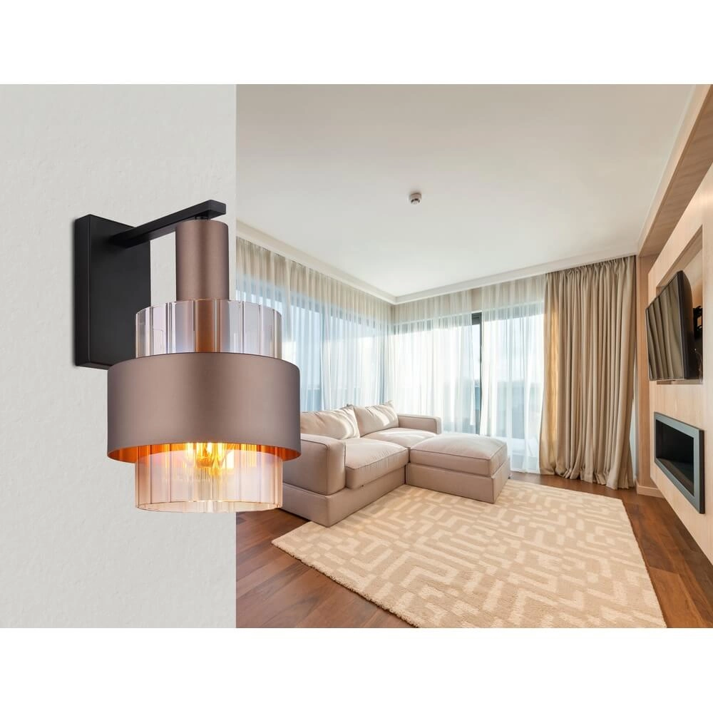 Wandlamp Milley brons Globo 9007371462681