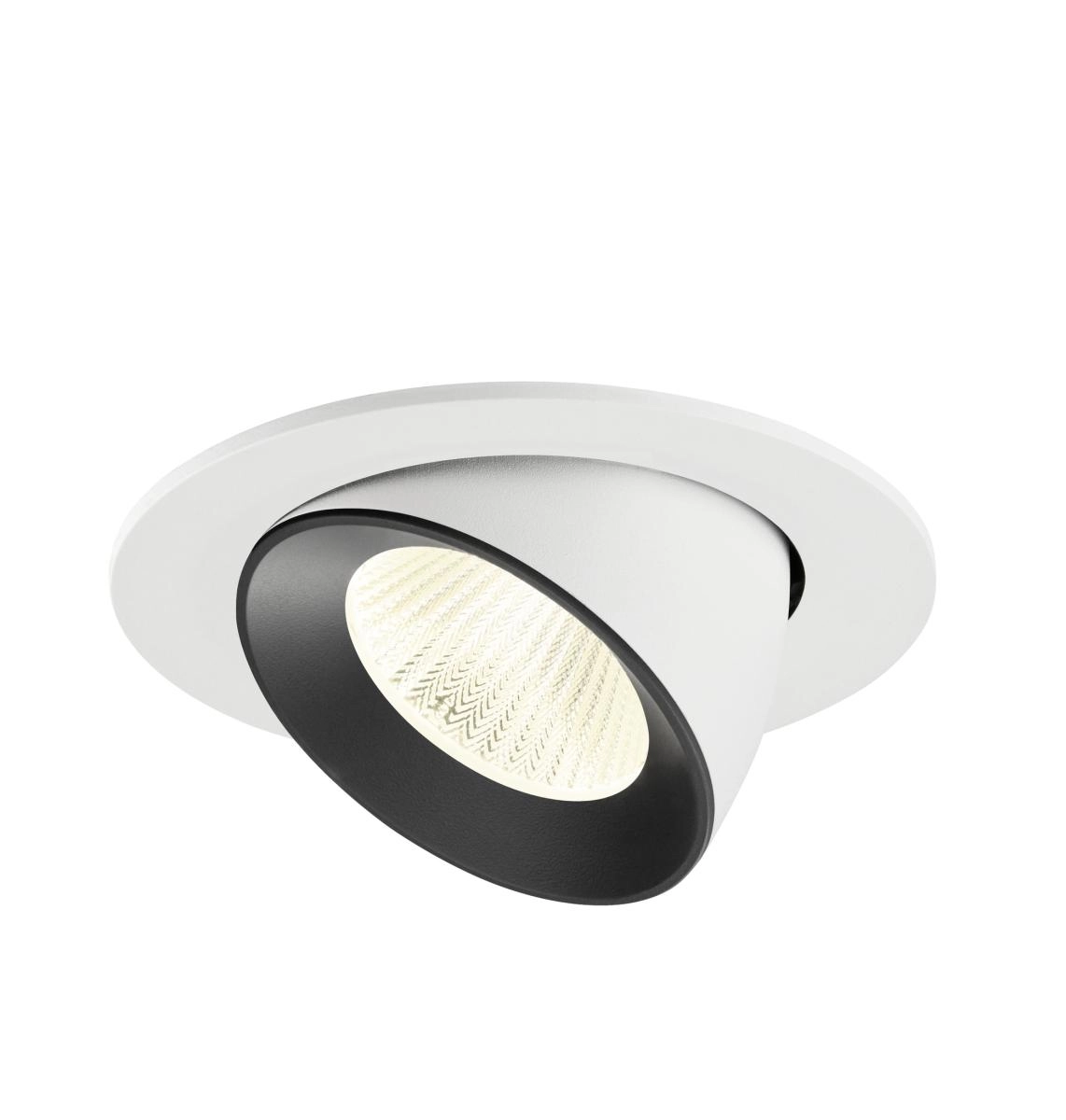 Inbouwspot Numinos Gimble L wit/zwart 4000K - 40gr SLV 4024163310031