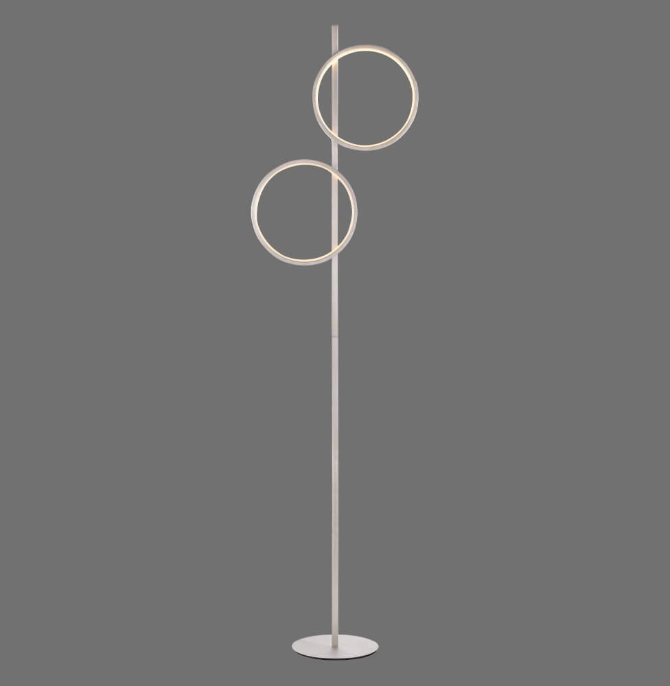 Vloerlamp Mini Ritus zilver Just Light 4043689002091