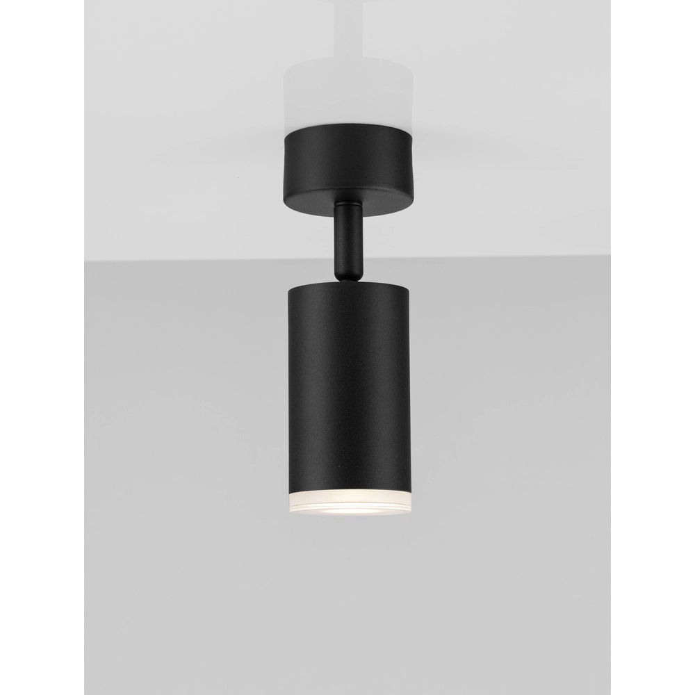 Opbouwspot Mao enkel zwart Lyora 5212017475251