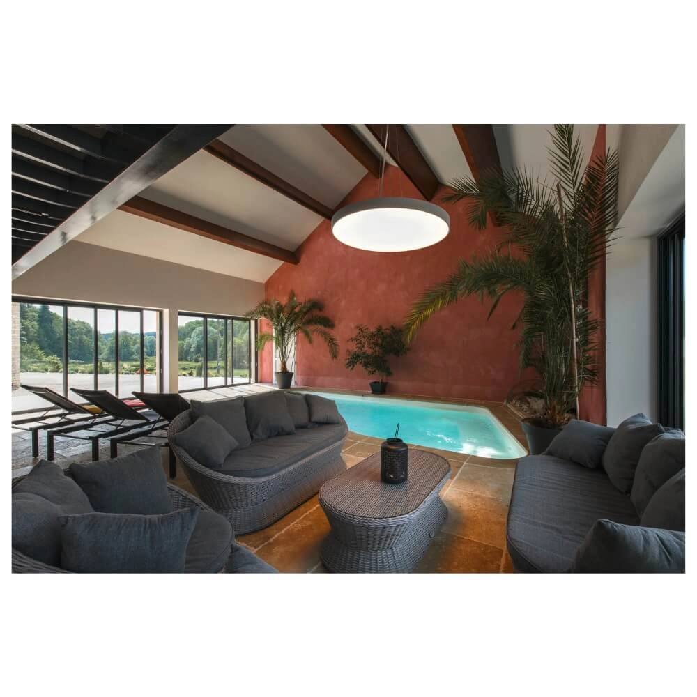 Plafondlamp / Hanglamp Medo 90 grijs - CCT - Ø 90cm SLV 4024163276627