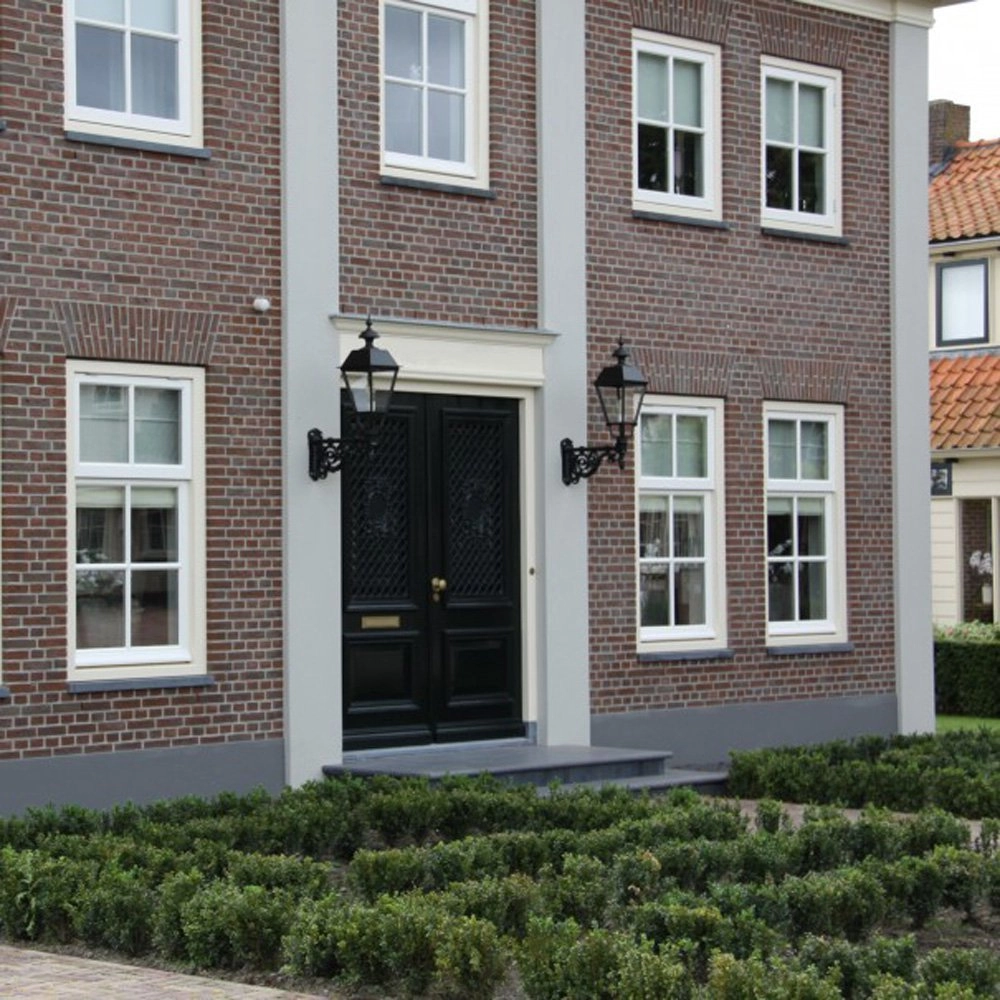 Vierkante wandlamp Braamt M 43 nostalgie - zwart KS Verlichting 8714732122740