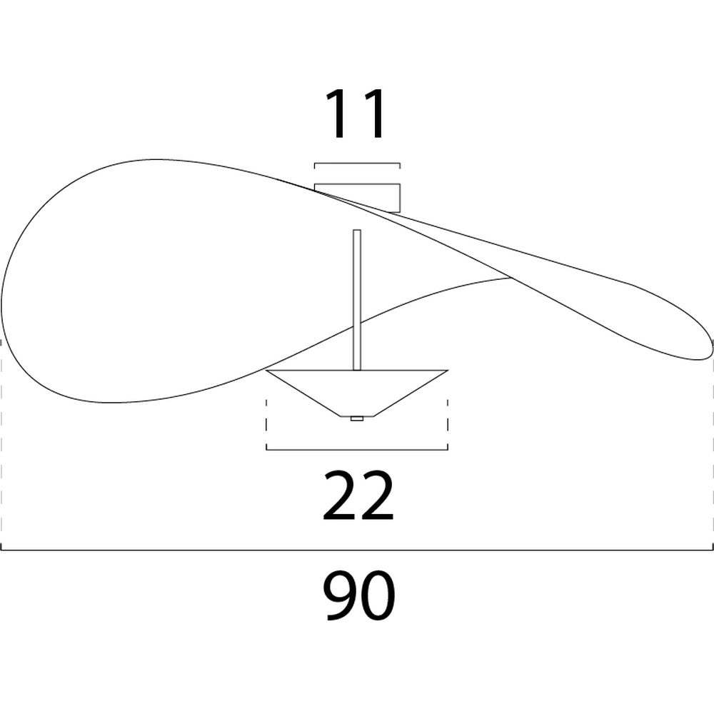 Deense plafondlamp Lente Ø90cm - zand Masterlight 8718121407173