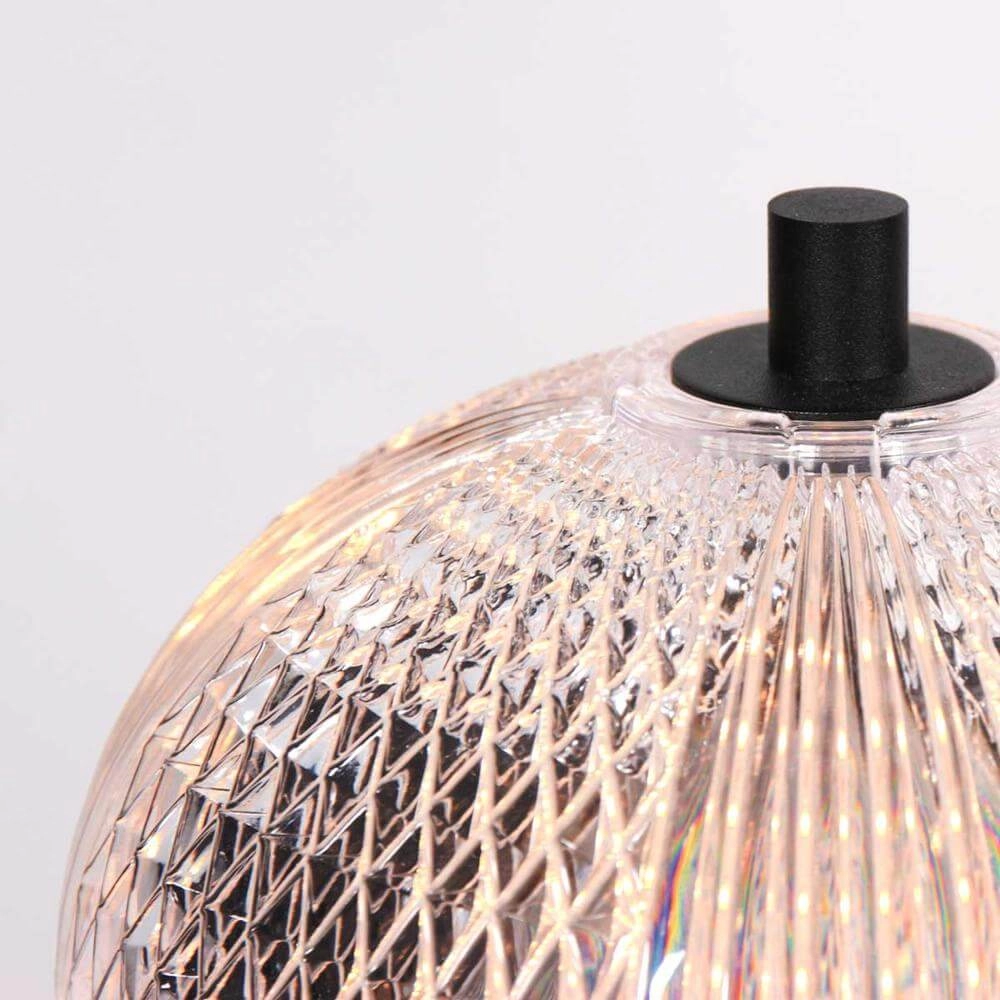 Tafellamp Geripu zwart met helder glas Steinhauer 8712746173789