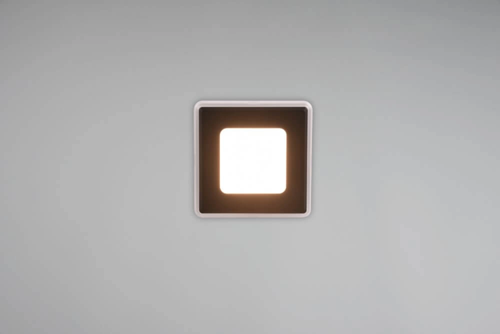 Vierkante spot Nimbus design zwart Trio 4017807574456