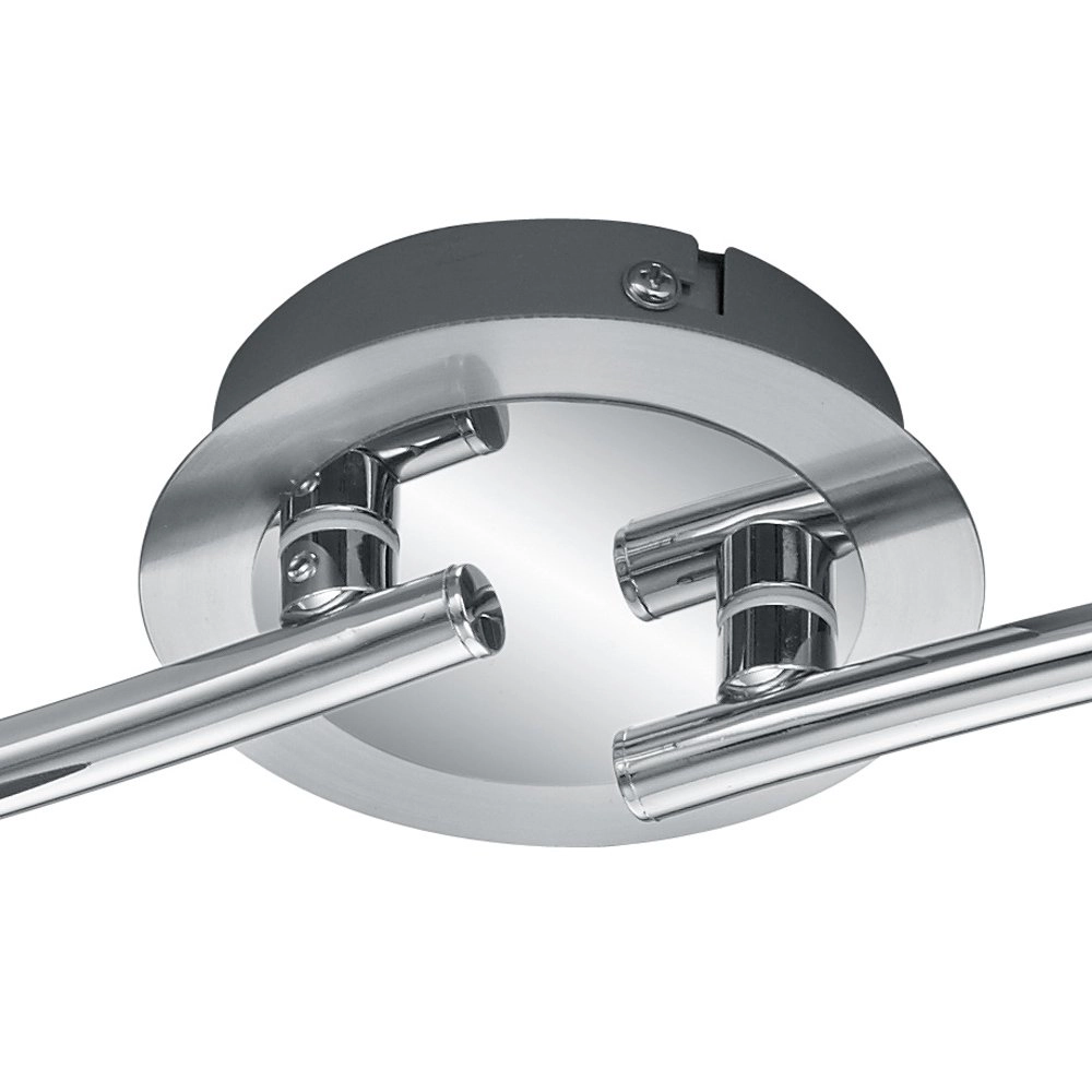 Moderne plafondspot Levisto 4-lichts nikkel mat Trio 4017807281712