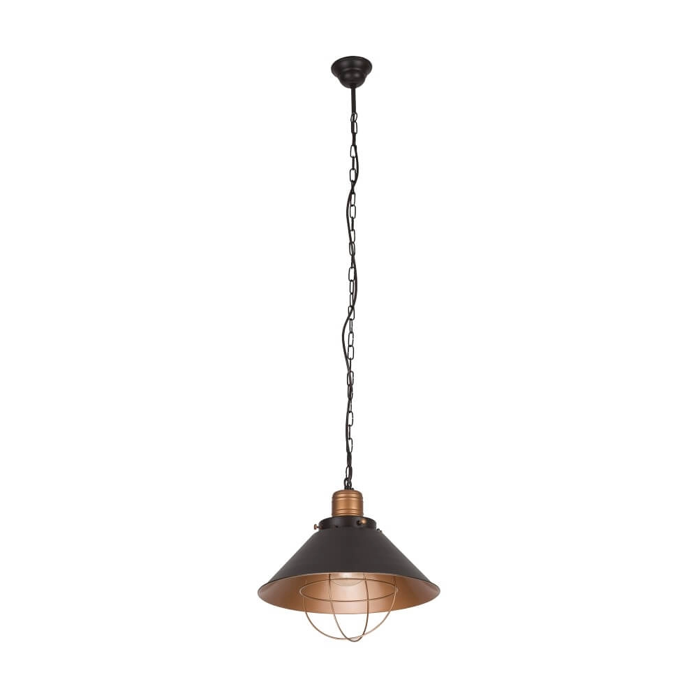 Landelijke hanglamp Garret Ø 34cm Lyora 5903139644396