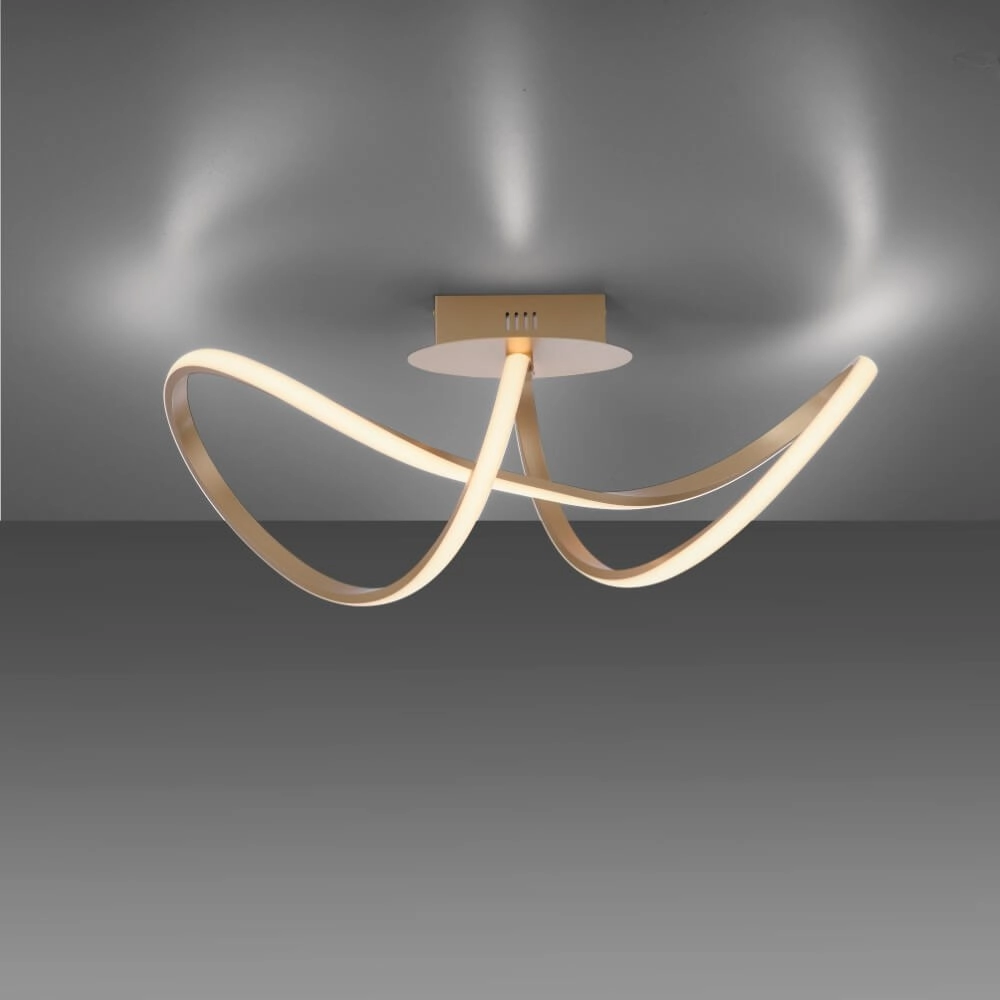 Design plafondlamp Maria messing Just Light 4043689985585